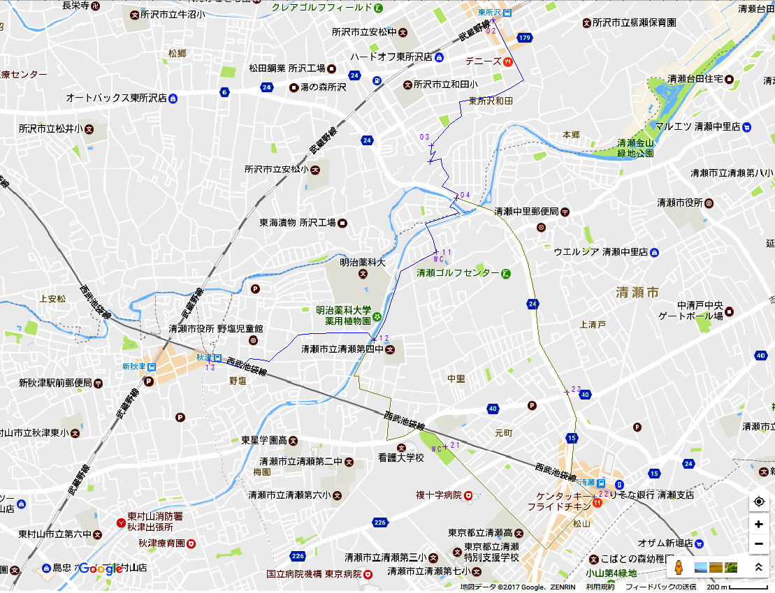 ５章 秋津駅と清瀬駅